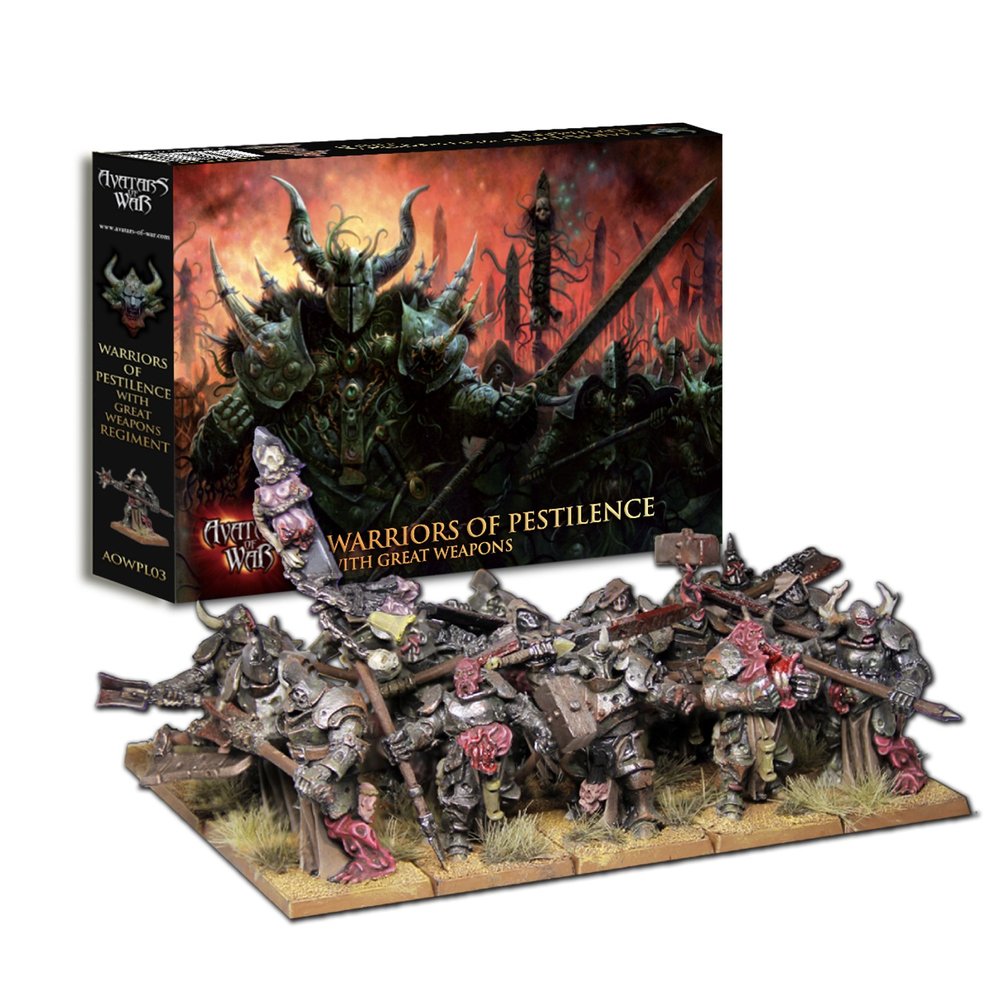 Avatars of War Warriors of Pestilence with Greatweapons Regiment