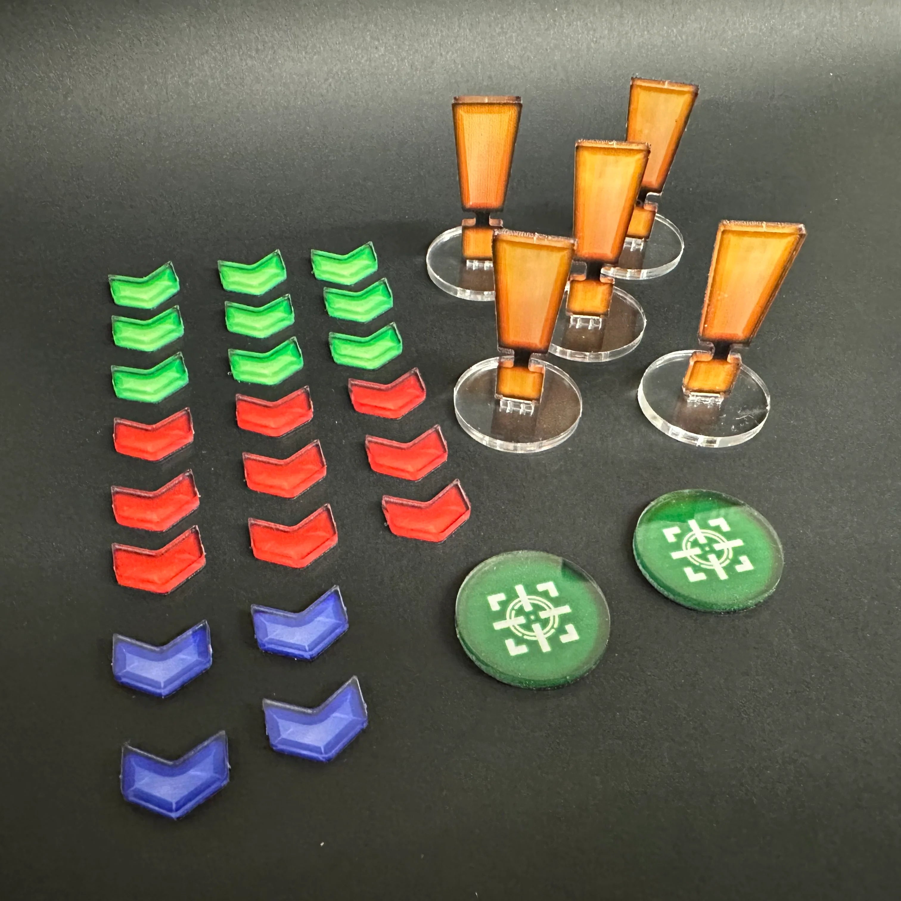 BLKOUT Acrylic tokens