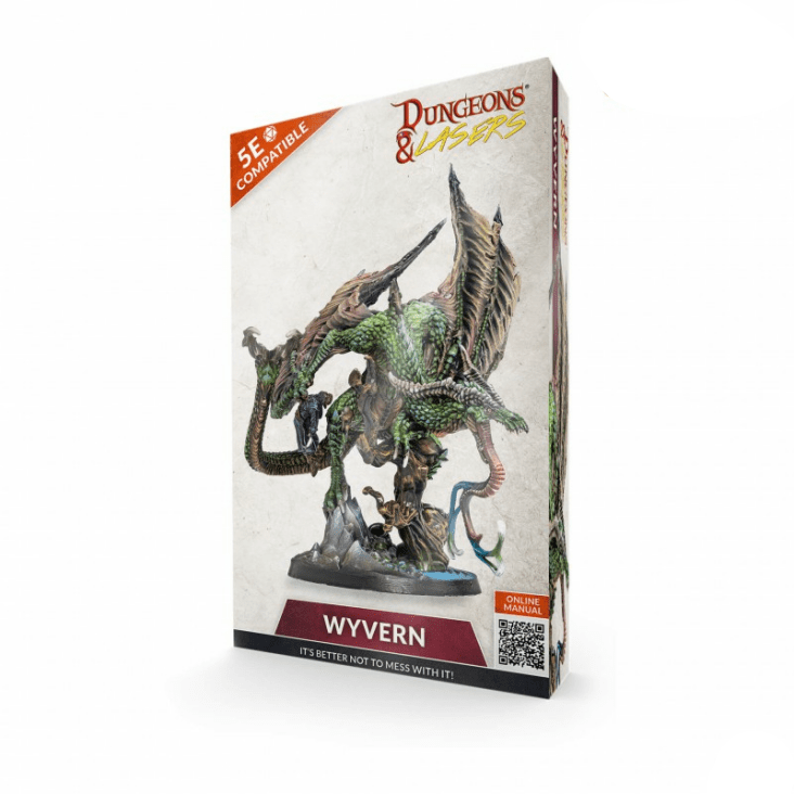 Dungeons & Dragons Wyvern figurine packaging on a white background
