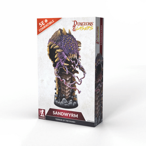 Dungeons & Dragons Sandwyrm figurine packaging on a white background