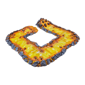 Decorative letter 'G' with a fiery design on a white background.