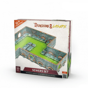 Dungeons & Lasers Sewers Set packaging on a white background