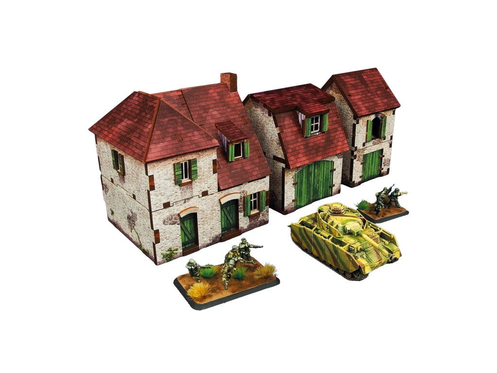 Micro Art Studio 15mm Normandy Farmstead with Outbuildings