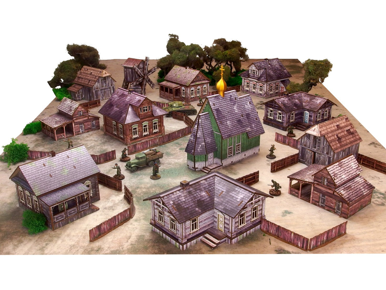 Micro Art Studio Ostfront Village Bundle