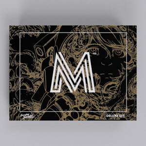 Product packaging for Mothership with a large white 'M' logo on a black background with gold accents