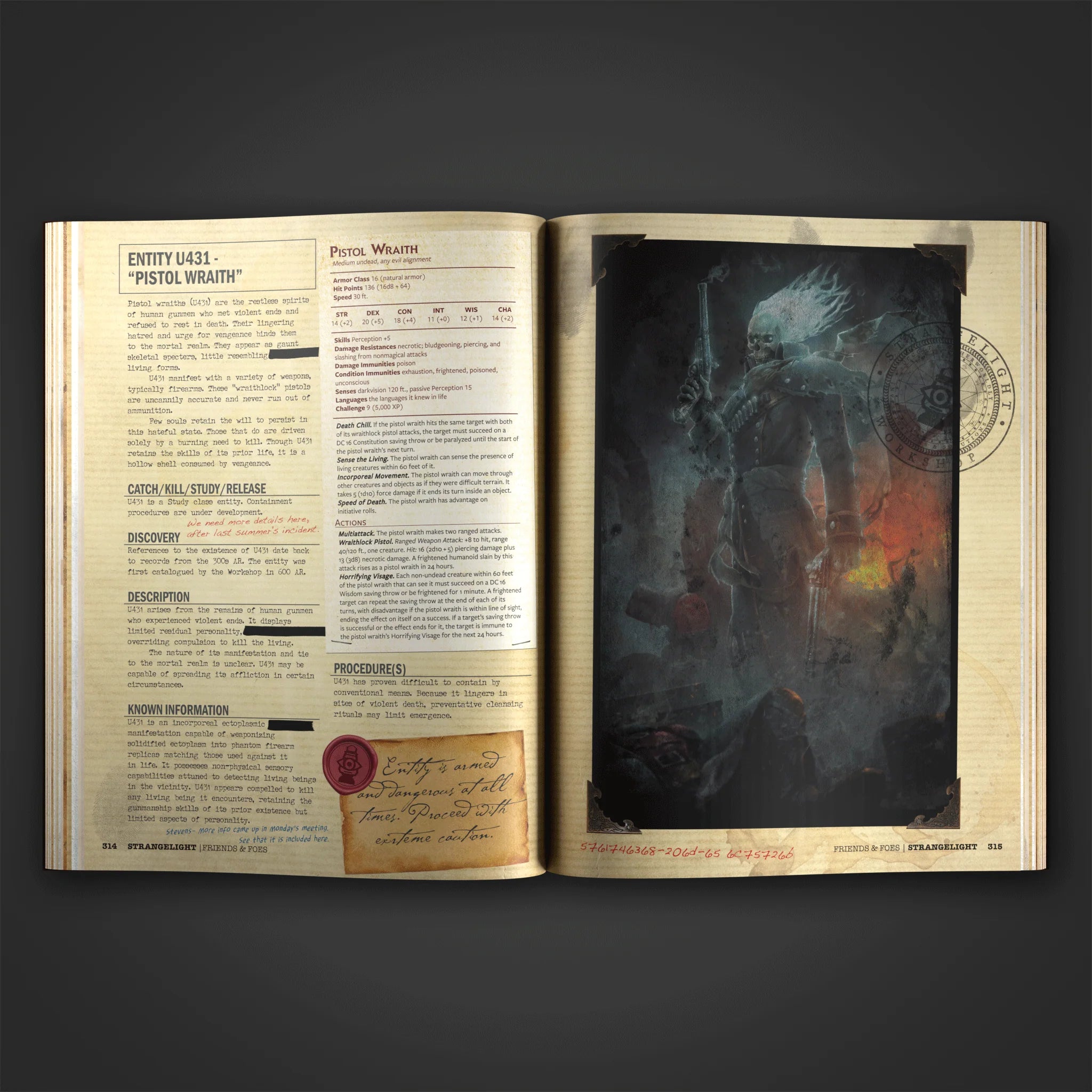 Iron Kingdoms Strangelight Workshop Spectrenomicon