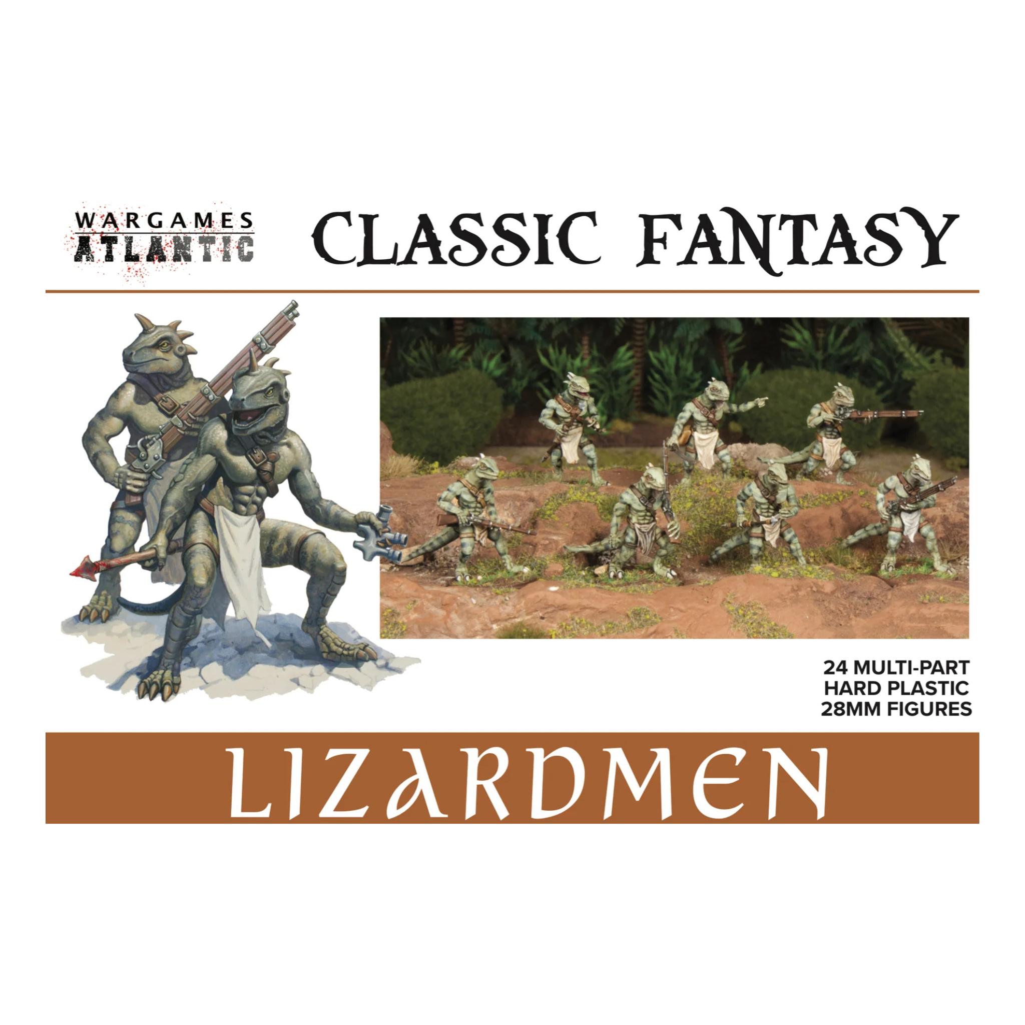 Wargames Atlantic Fantasy / Sci-fi Lizardmen
