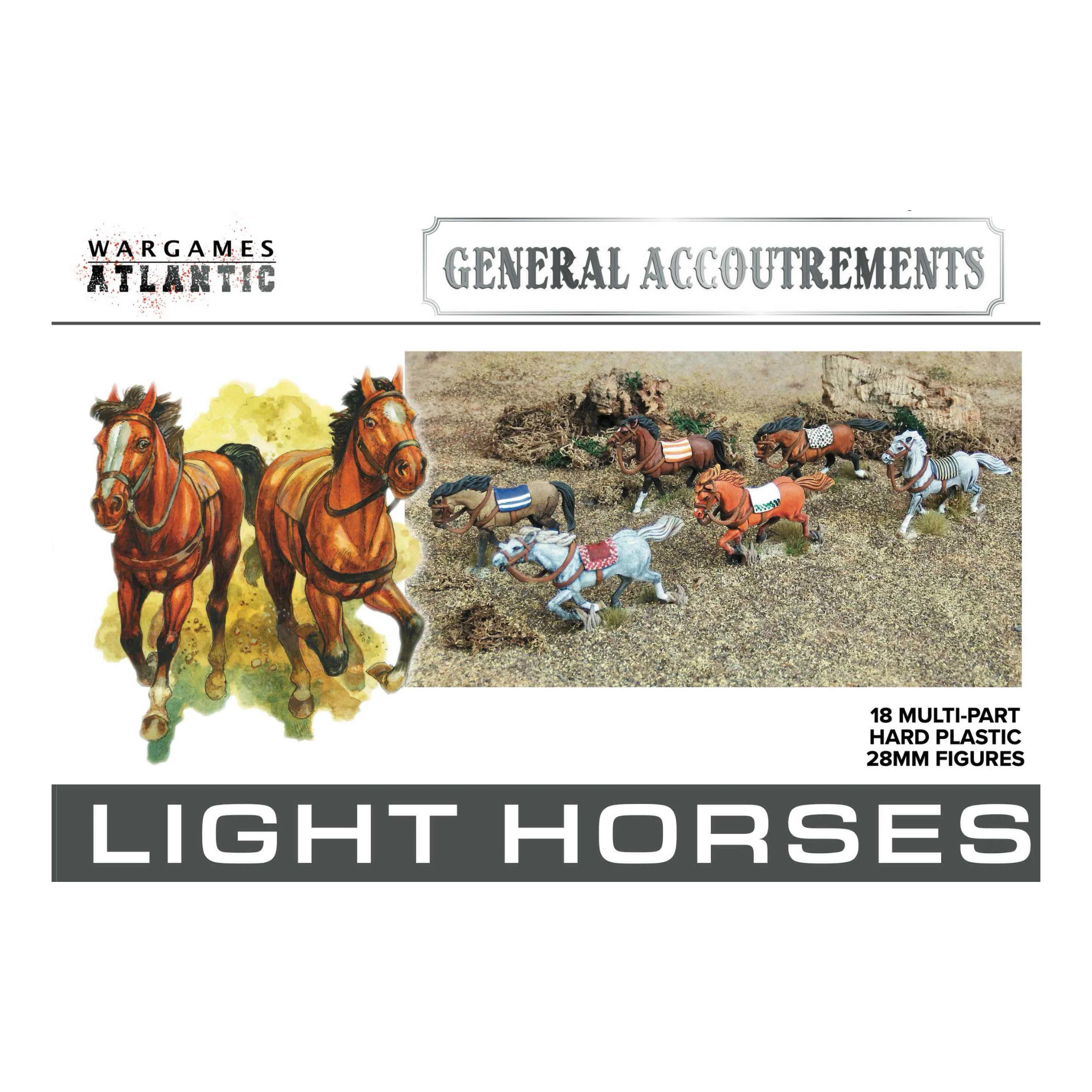 Wargames Atlantic General Accoutrements Light Horses