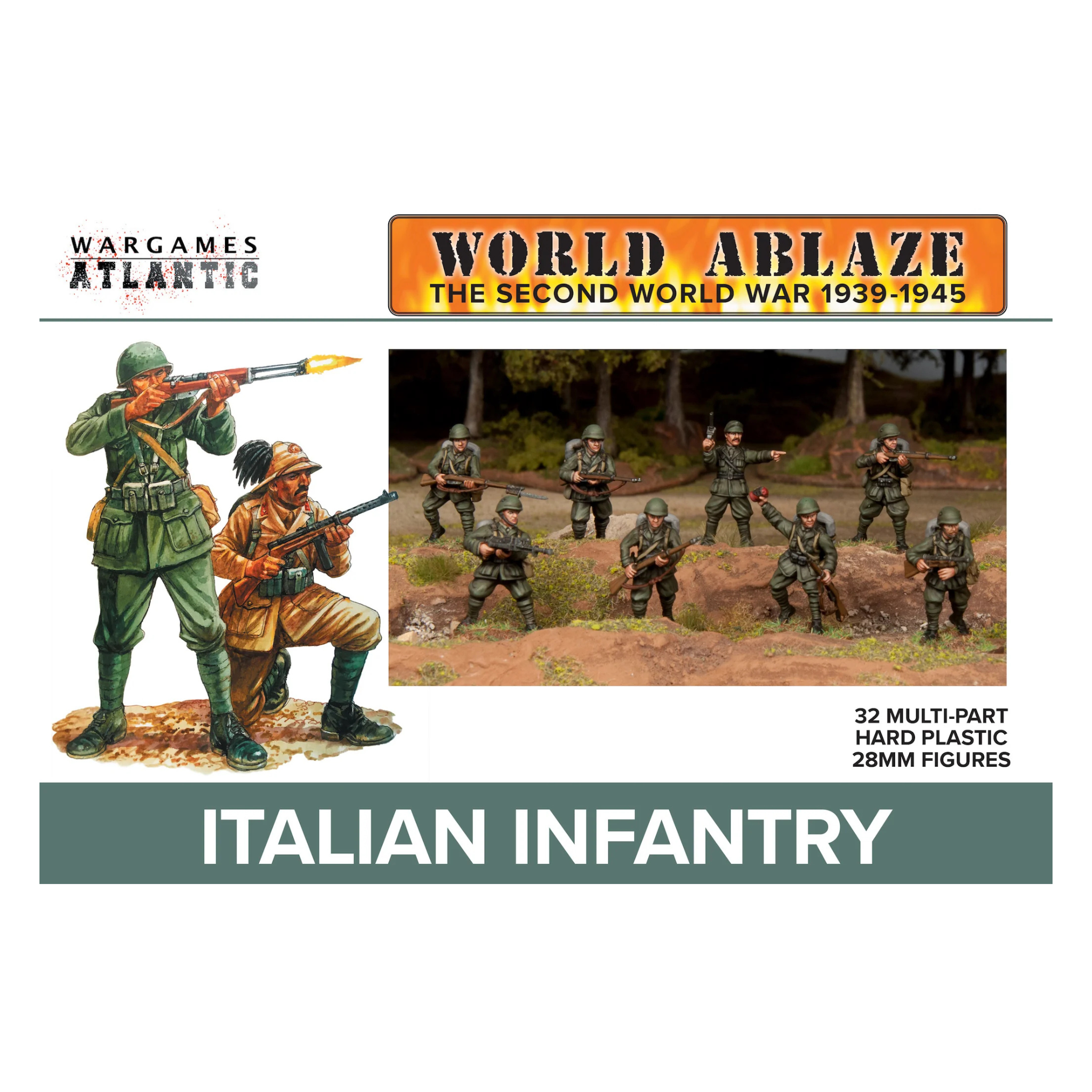 Wargames Atlantic World Ablaze Italian Infantry
