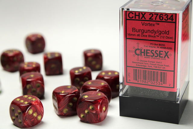 Chesses Vortex 16mm x 12 Dice Block
