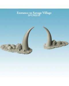 Entrance to savage village spellcrow Argatoria Wargame 10mm Terrain 