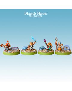 Dirandis Heroes Argatoria Spellcrow wargame 10mm 