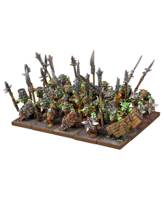 Kings of War Goblin regiment (sharpsticks, rabble or spitters)