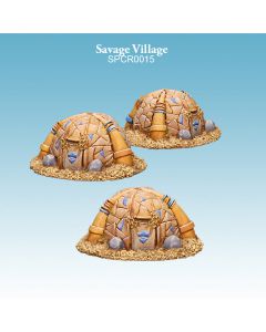 Savage Village terrain spellcrow argatoria wargames 10mm