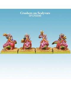 Argatoria Crushers on Scalyvars Spellcrow 10mm wargame