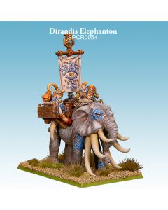 Dirandis Elephanton Spellcrow Argatoria 10mm wargaming