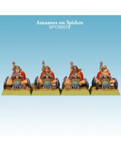 Amazons on Spiders Argatoria Spellcrow wargame 10mm 